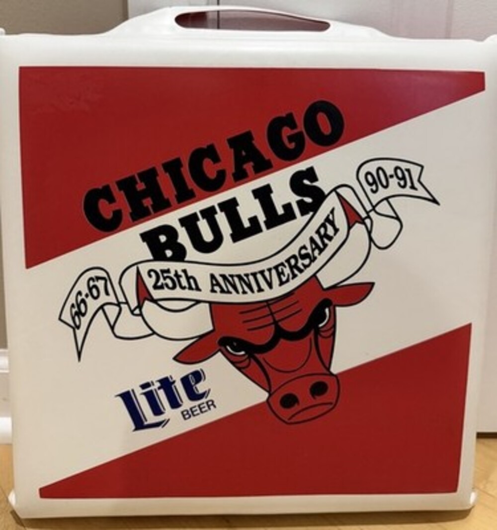 Vintage NBA Chicago Bulls 25th Anniversary 66-67/90-91 Stadium Seat Cushion New